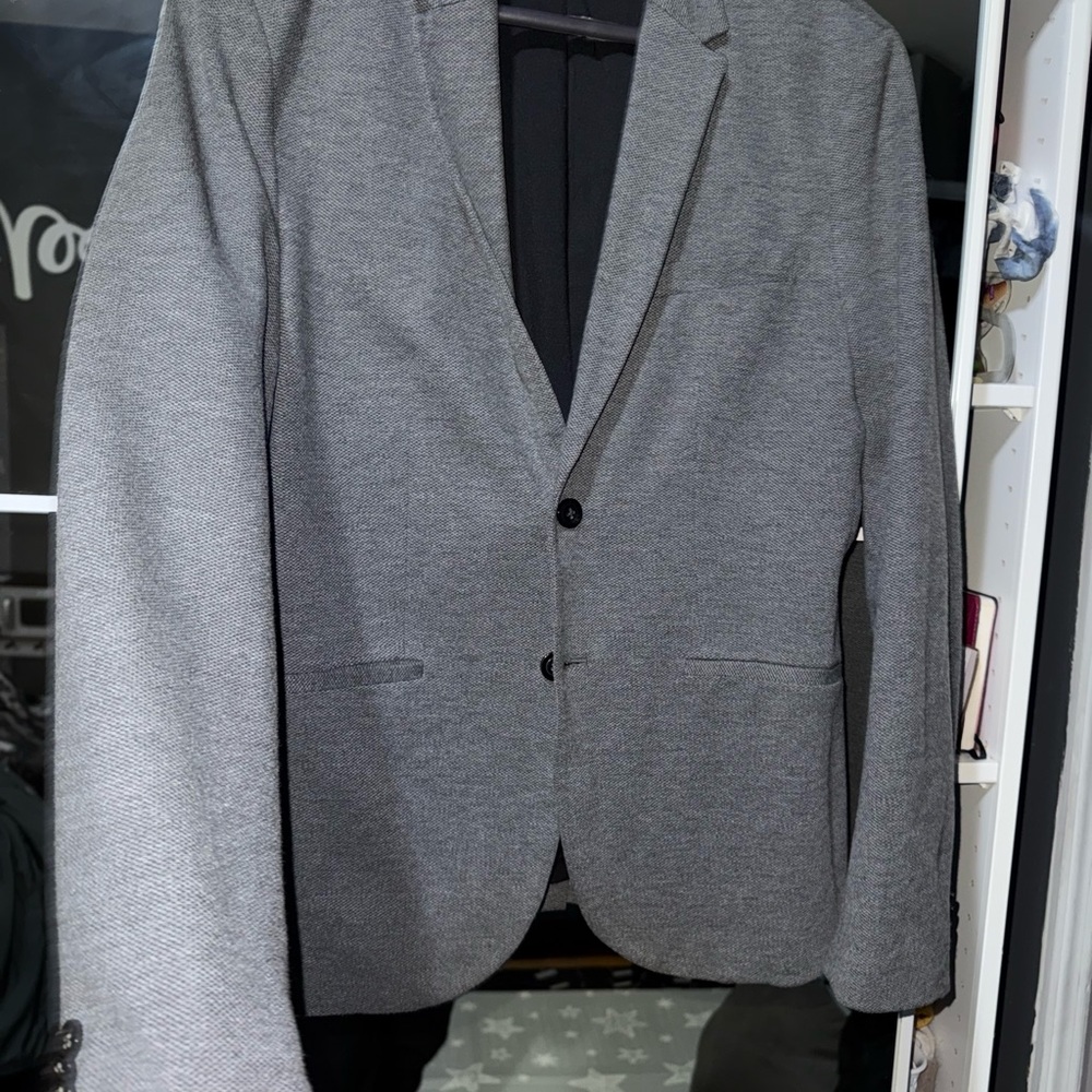 Stylish gray blazer